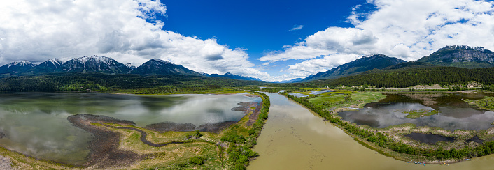 Columbia River wetlands in British Columbia Canada the largest intact wetlands in North America