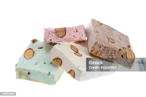 Delicious Nougat Stock Photo - Download Image Now - Almond, Belgian Culture, Brown