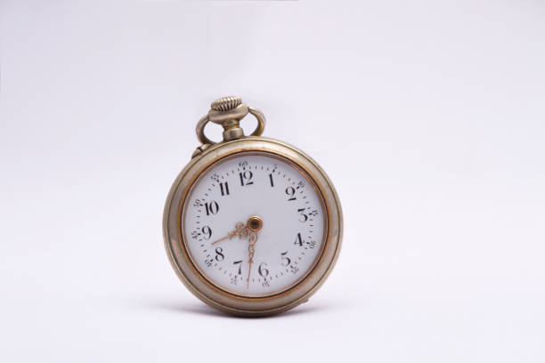 istock Old Pocket Watch on white background 1469550799