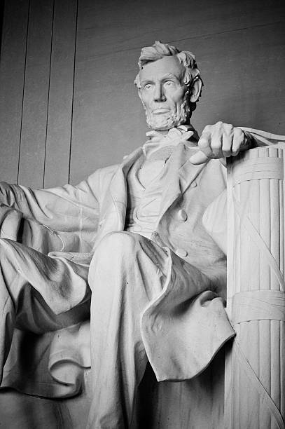 Abraham Lincoln memorial stock photo