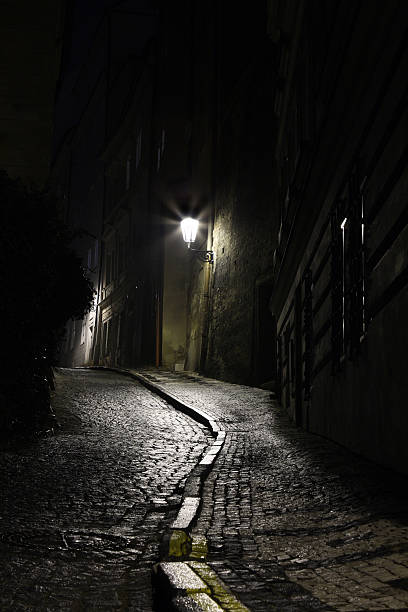 istock Dark alley. Prague. Czech Republic. 146955677