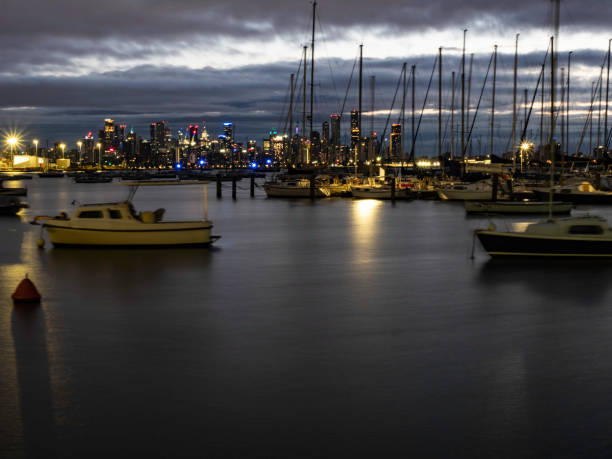 istock Urban skyline and harbour 1469560346