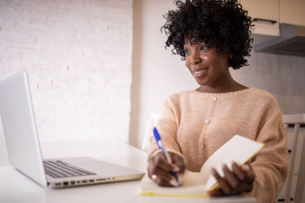 istock Young entrepreneur is working from home 1469564522