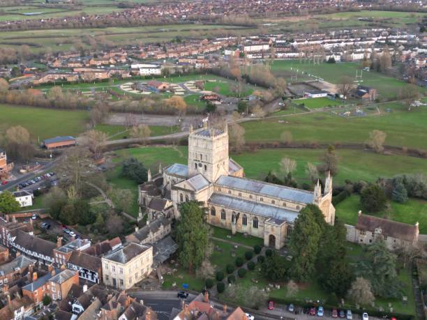 istock Tewkesbury Abbey from above 1469583058