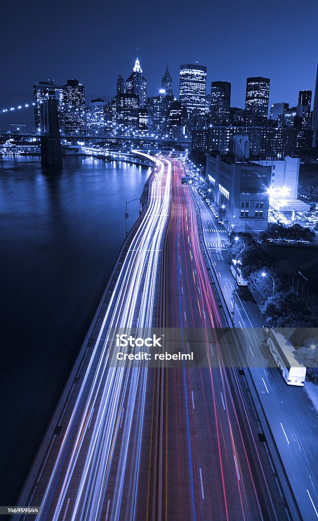 Tráfico de la ciudad de Nueva York - Foto de stock de Agua libre de derechos