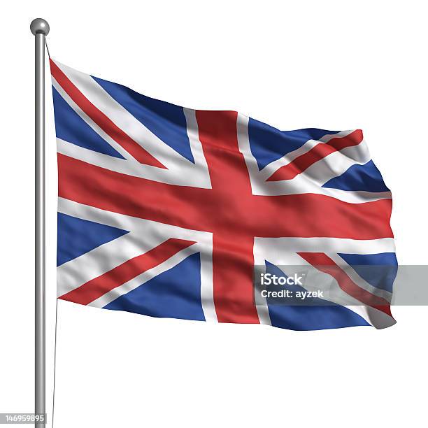 Флаг Соединенного Королевства Изолированный — стоковые фотографии и другие картинки Британский флаг - Британский флаг, Флаг, Английский флаг