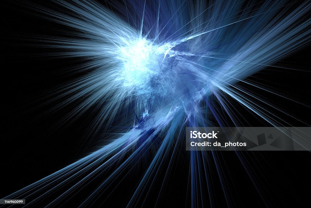 Blu radiance - Foto stock royalty-free di Astratto