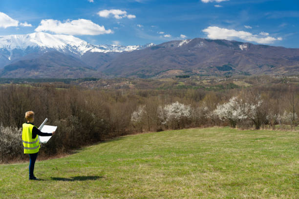 istock A female engineer looking at renewable energy resources in a remote location 1469602502
