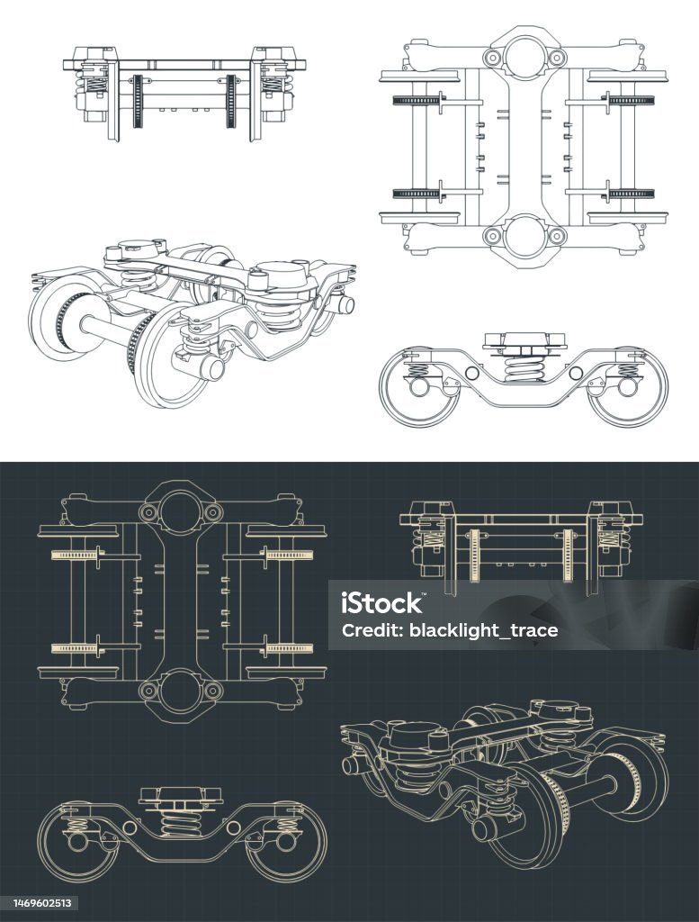 Wheelbase Distance Train Train Wheelbase Drawings Stock Illustration - Download Image Now - Mode ...