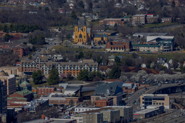 istock Overlooking the Roanoke, Virginia landscape 1469608647