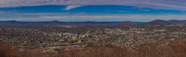 Overlooking the Roanoke, Virginia landscape