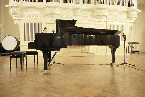istock Piano-forte before a concert 146962161