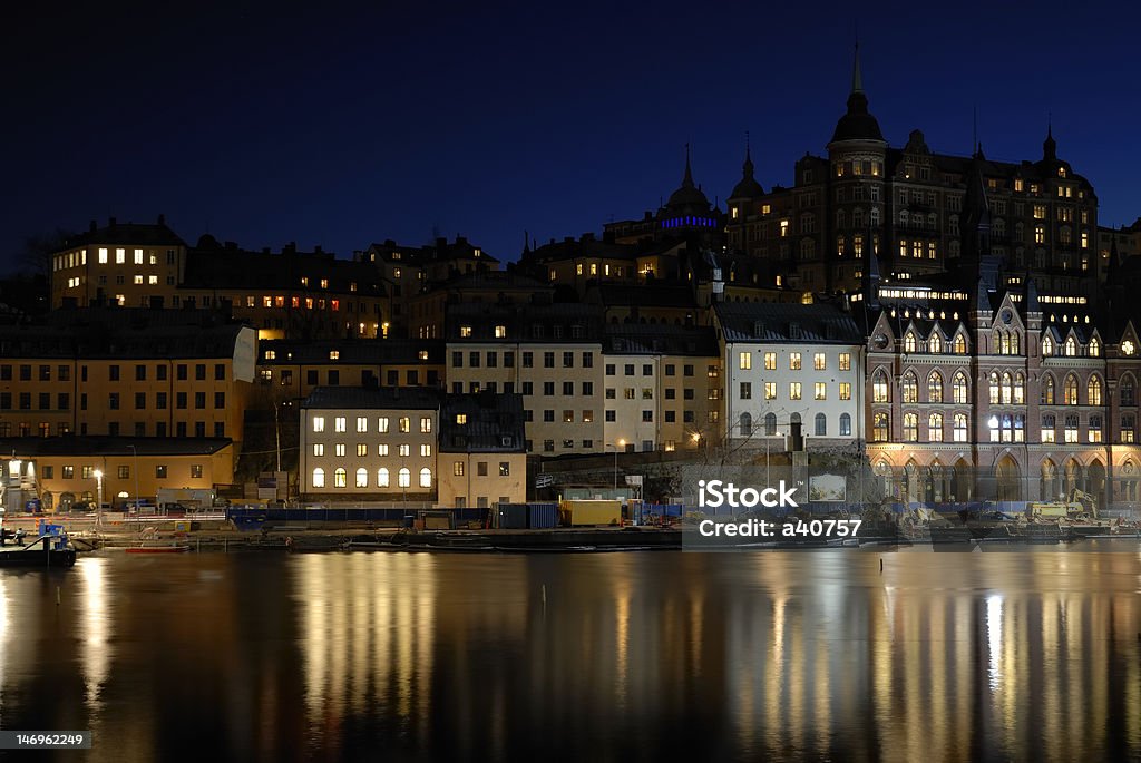 Estocolmo embankment - Foto de stock de Agua libre de derechos