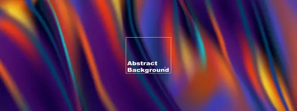 Vector illustration of Abstract background of paint in multi colorful effects