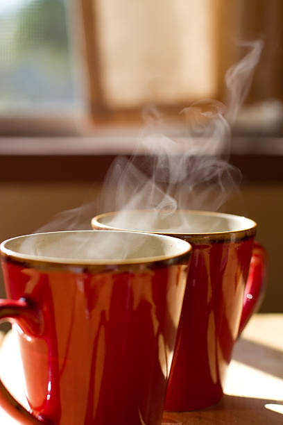 due tazze di caffè preferita (xxl - morning coffee coffee cup two objects foto e immagini stock