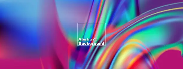 Vector illustration of Abstract background of paint in multi colorful effects