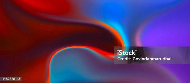 istock Abstract background of paint in multi colorful effects 1469626143