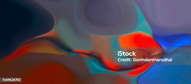istock Abstract background of paint in multi colorful effects 1469626192