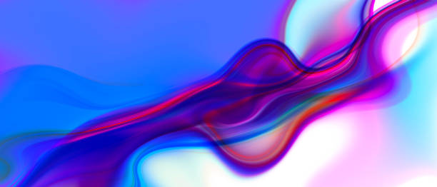 istock Abstract background of paint in blue and purple colorful effects 1469626278