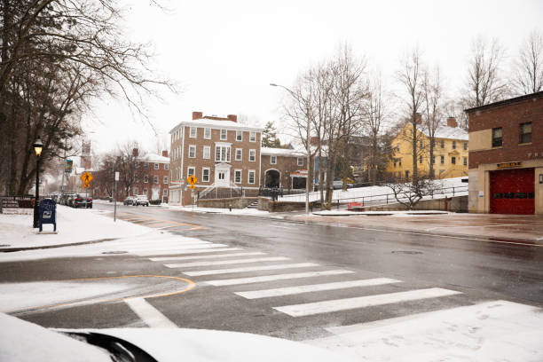 istock city streets during winter during snow fall urban 1469627846