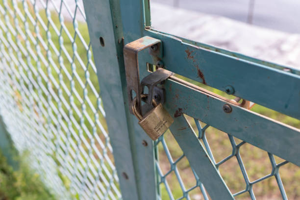 istock Close-up of a Padlock for Security Measures 1469632776