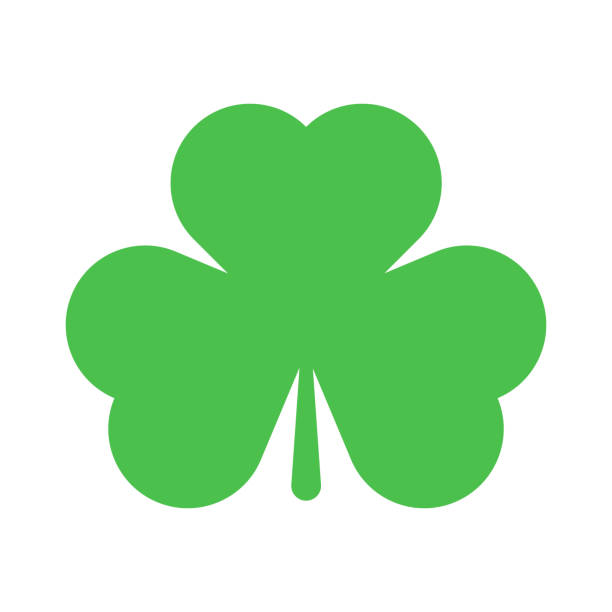 istock Vector illustration of green leaf lucky clover symbol 1469632851