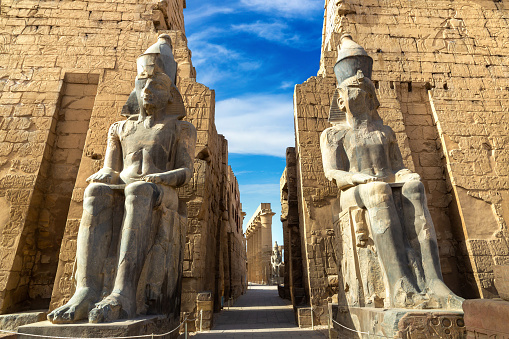 Luxor Temple in a sunny day, Luxor, Egypt