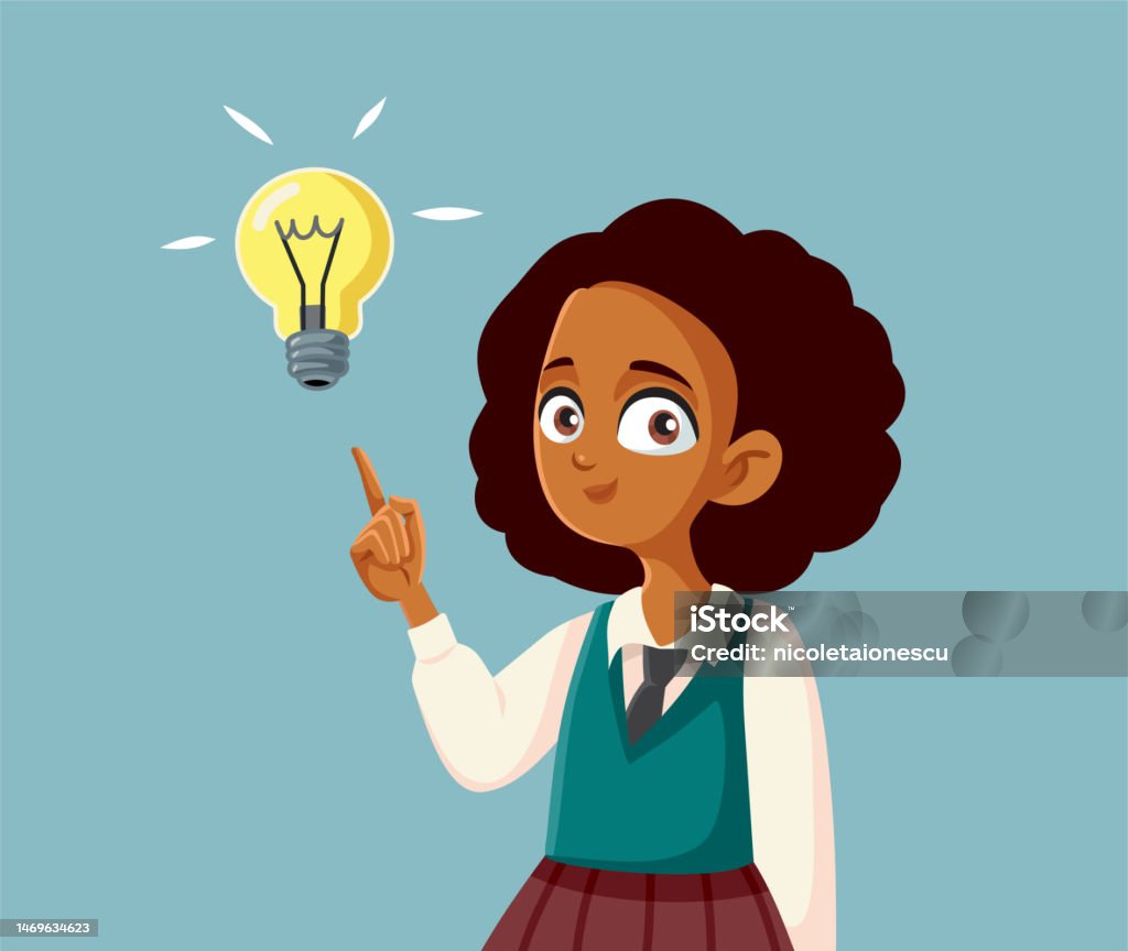 An Intelligent Student Intelligent Student Thinking Finding Solutions Vector Cartoon Character ...