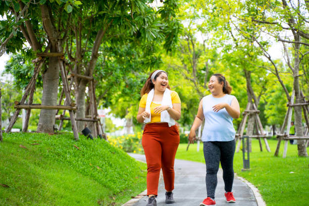 istock Group of people are going to work out at the park. 1469637959