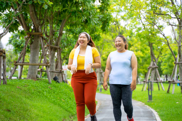istock Group of people are going to work out at the park. 1469637962
