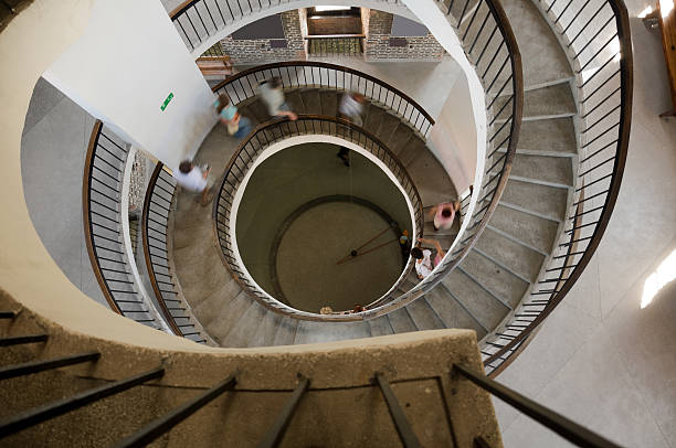 Foucault pendulum stock photo