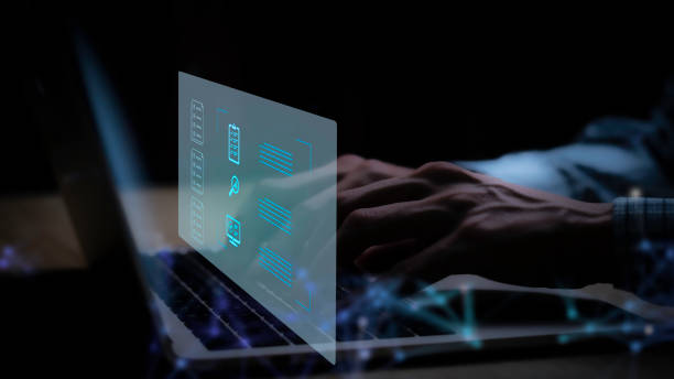 istock Document management system and IT business processes arranging for archiving Find and manage files and corporate data. Digital transformation of files. 1469644292