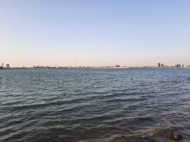 istock Beautiful evening and colorful sunset at Jeddah, Corniche, Saudi Arabia. 1469644854