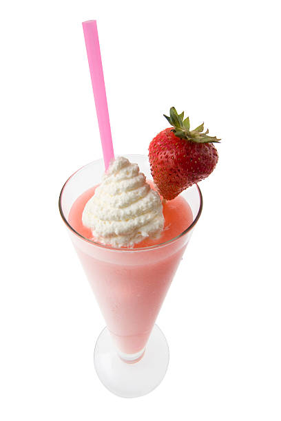 Strawberry Daquiri Cocktail stock photo