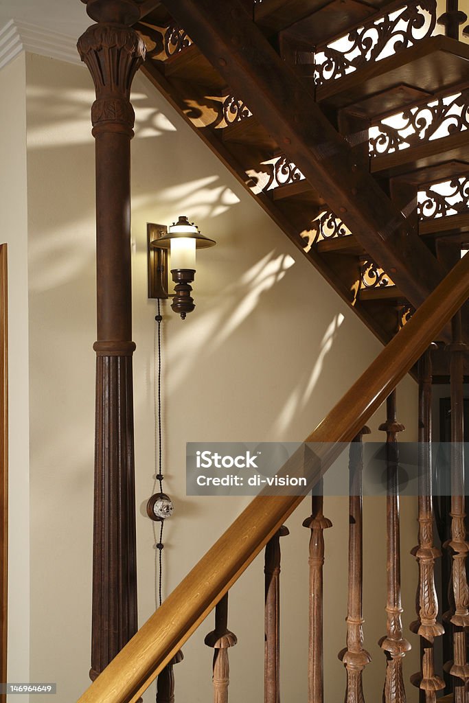 Beautiful stairway Studio shot. Canon 5D. Brown Stock Photo