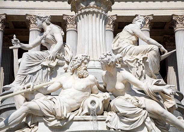 istock Vienna - Athena fountain for Parliament 146964688