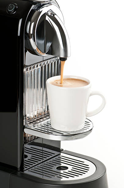 커피 머신 스톡 사진