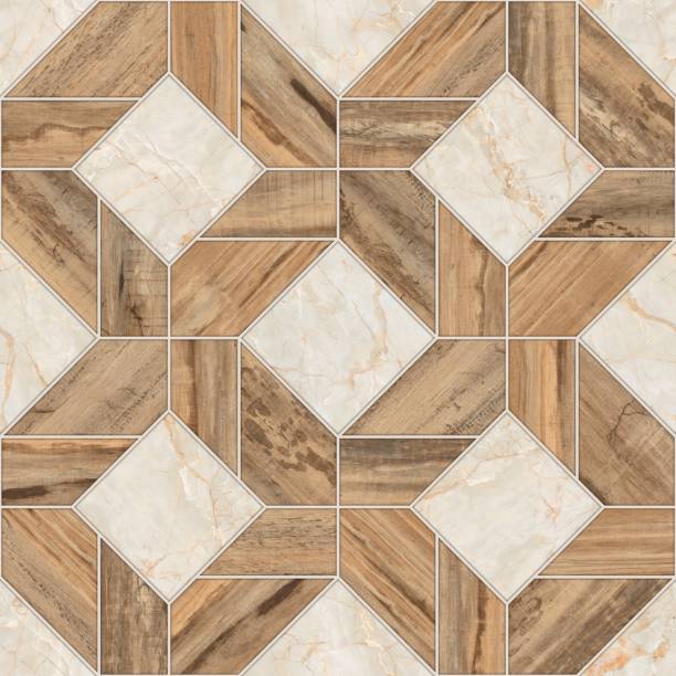 istock Wood and Marble Pattern Texture Used For Interior Exterior Ceramic Wall Tiles And Floor Tiles. 1469655694