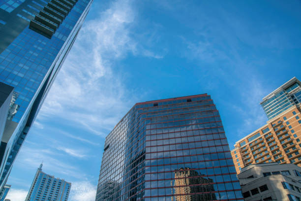 istock Austin, Texas- Low angle view cityscape against the sky 1469656863