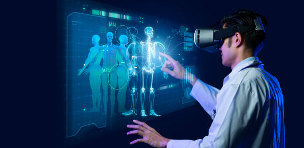 Digital doctor telehealth telemedicine healthcare science medical remote technology concept AI metaverse doctor optimize patient care medicine pharmaceuticals biologics treatment VR examination diagnosis doctor working médico digital telesalud telemedicina ciencia de la salud tecnología remota médica concepto de tecnología ia metaverso médico optimizar la atención al paciente medicina productos farmacéuticos tratamiento biológico vr examen diagnóstico médico tr