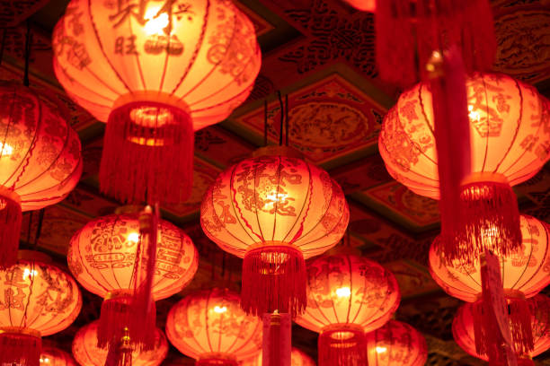 istock Chinese lantern in the temple 1469661949