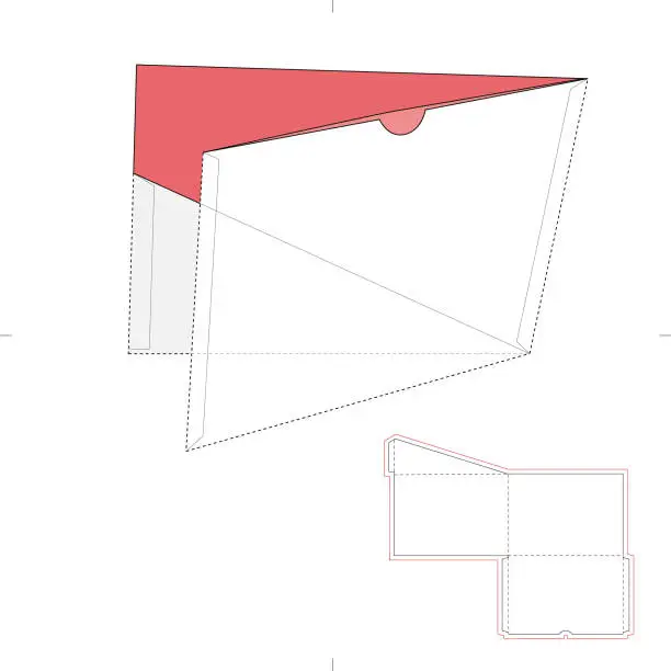 Vector illustration of Custom File Folders