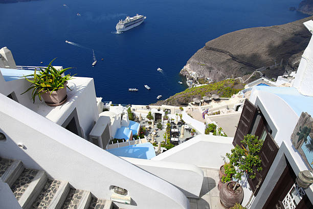 istock View from Fira on Santorini, Greece 146966820