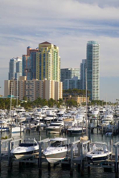 istock Marina At Biscayne Bay, Miami, Florida 146966865