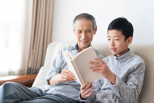 istock Grandpa and grandson 1469669728