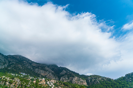 Panoramic photo on top of Pedra Grande located in Atibaia Brazil