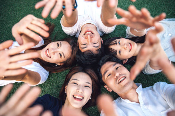 istock Asians friend take a selfie at a party 1469672245