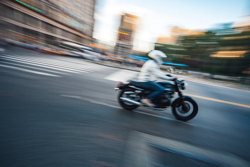 Motorbike in New York