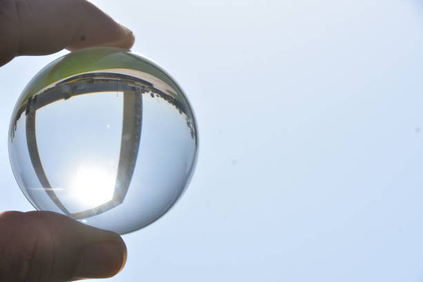 istock THE FRAME IN DUBAI through a crystal ball 1469672839