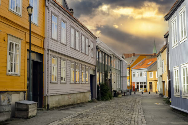 istock residential district Bakklandet, Trondheim 1469674458